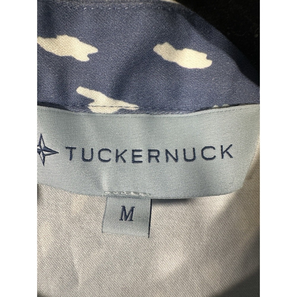 Tuckernuck Dress Blue Antelope Royal Shirt Dress Medium Coastal Casual Preppy - Picture 6 of 13